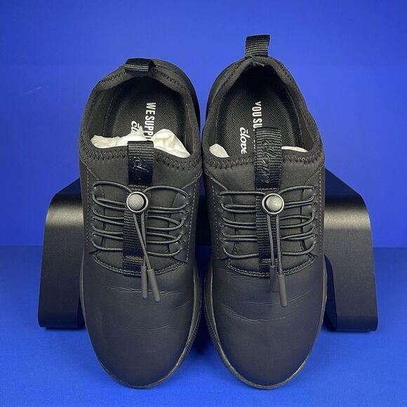 Clove Classic Healthcare Nursing Shoes All Black Sneakers Comfort‎ 6 - Picture 2 of 7